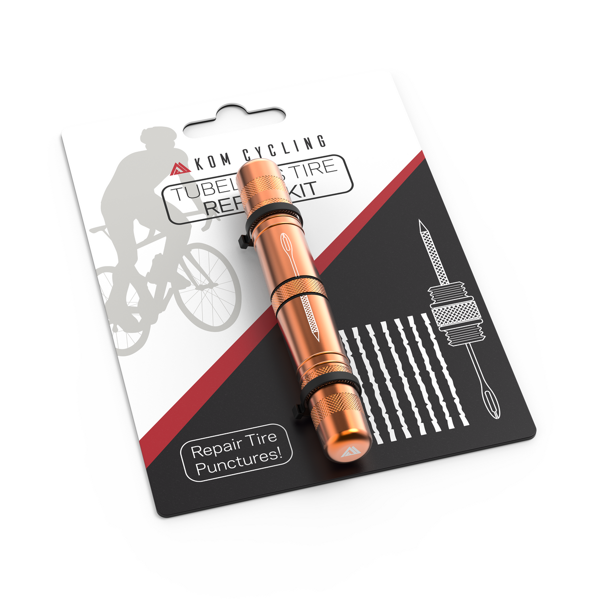 KOM Tubeless Tire Plug Tool, Orange
