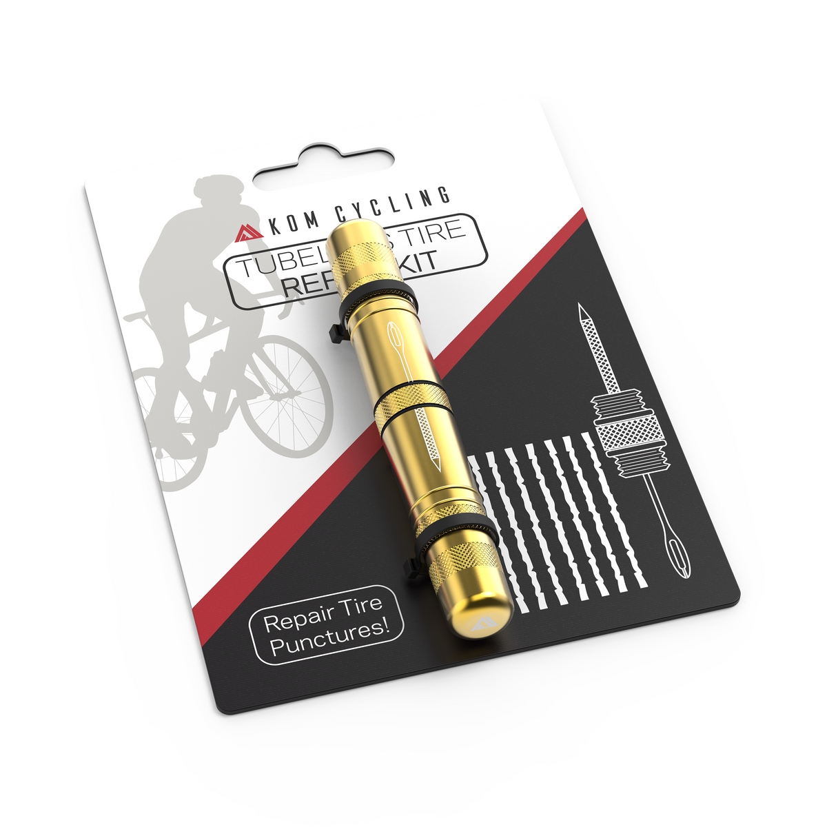 KOM Tubeless Tire Plug Tool, Yellow