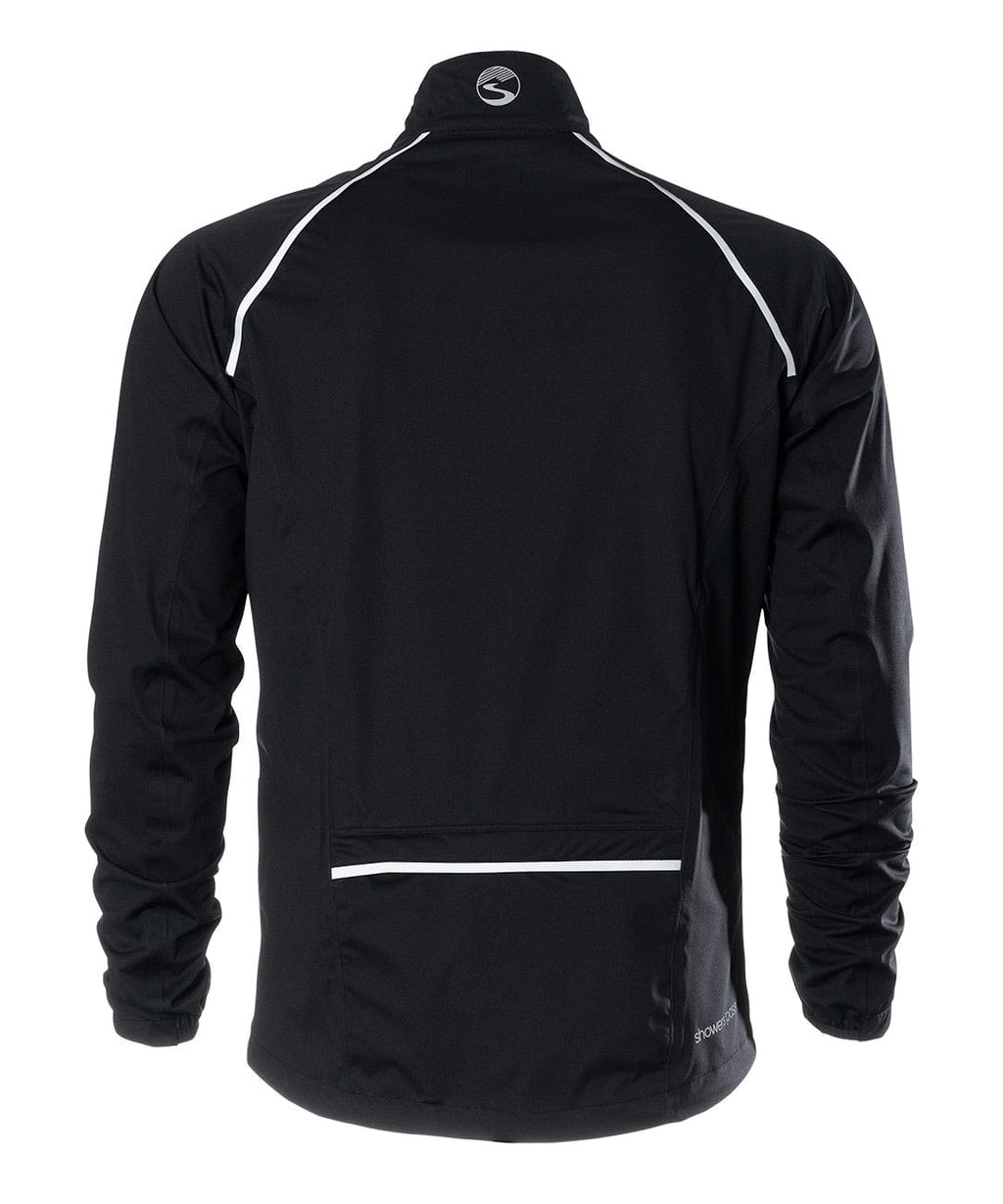 Men's Cloudburst Jacket, black, back view