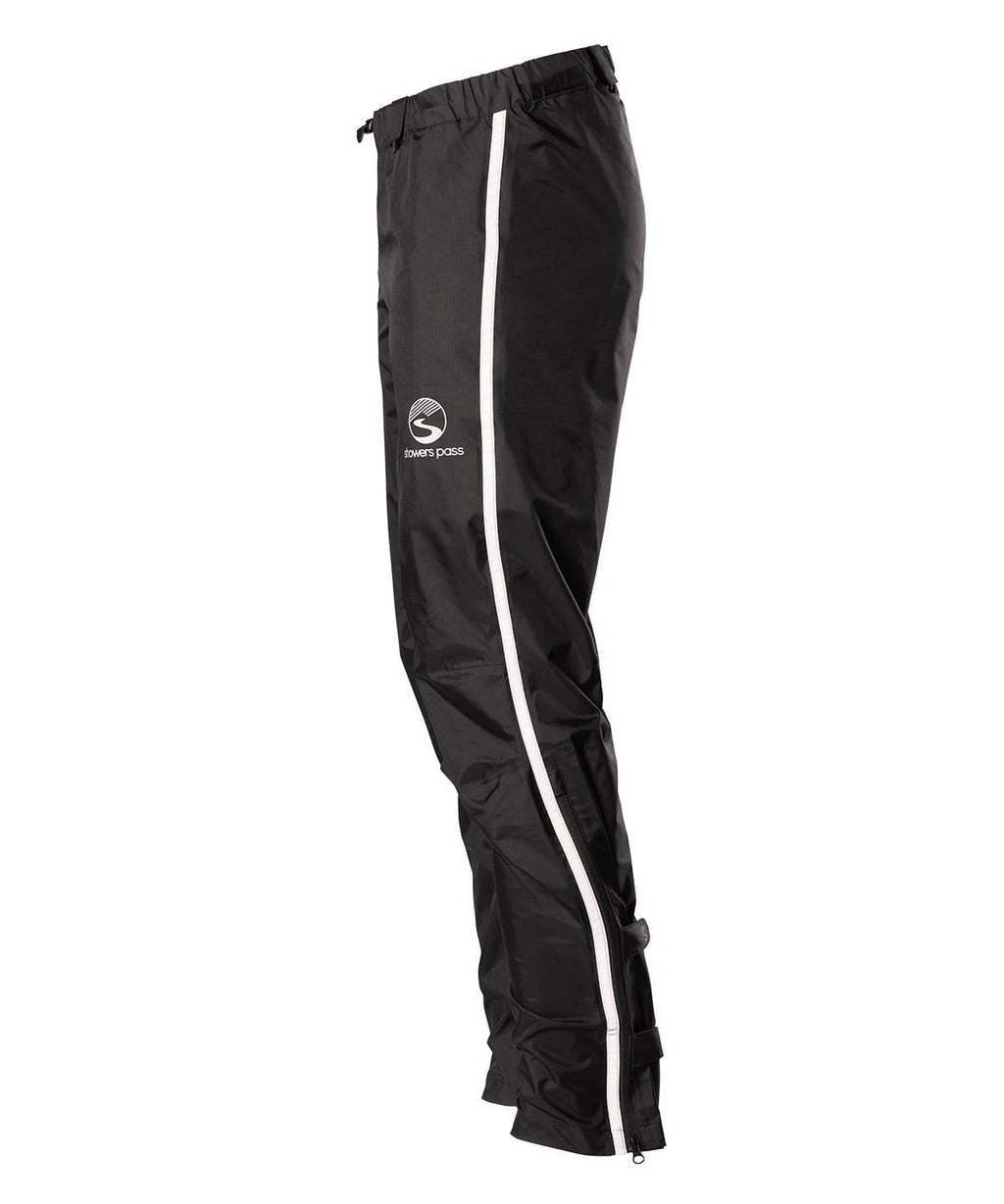 Men's Transit Pant, black, side view with reflective stripe