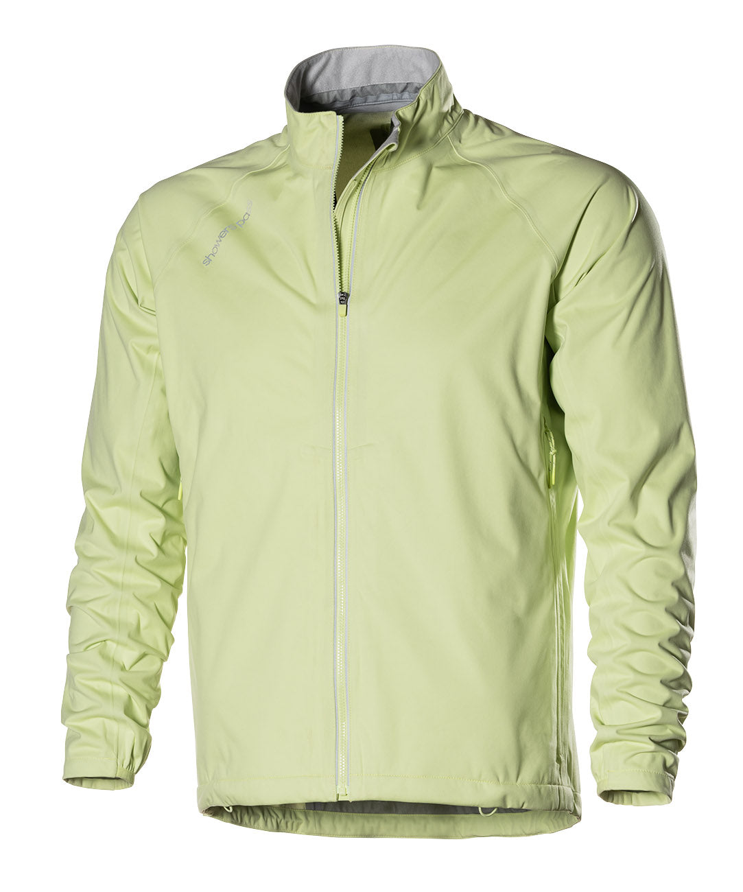 Men's Cloudburst Jacket, light green, front view