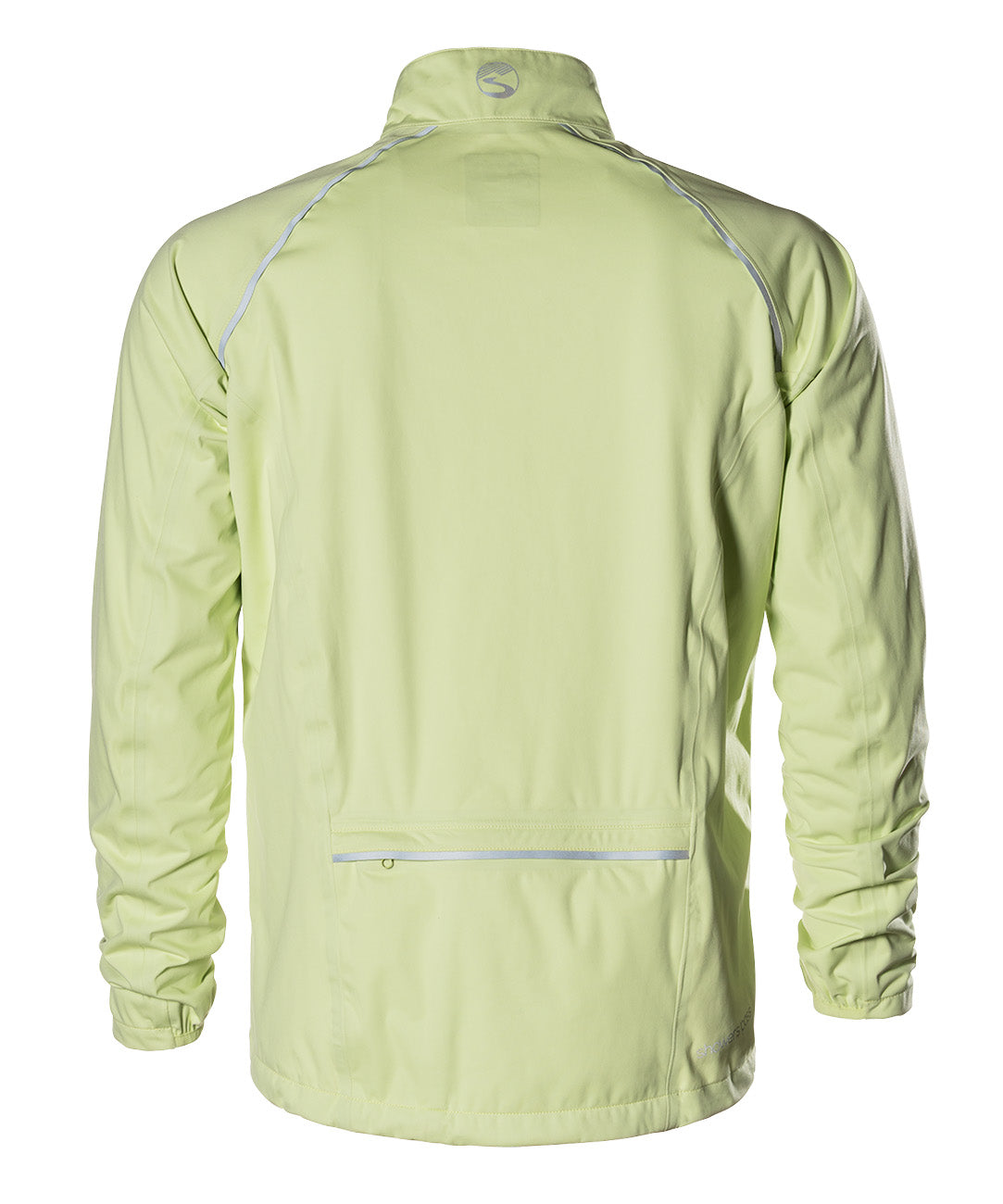 Men's Cloudburst Jacket, light green, back view