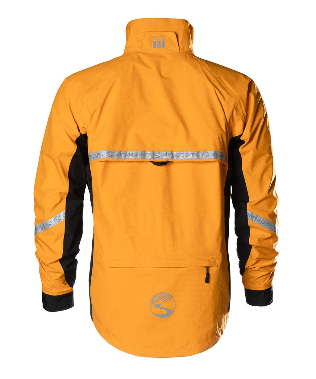 Men's Elite III Jacket, goldenrod, back view