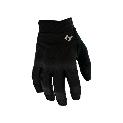 Handup Pro-Tection Gloves, Pure Black, full-finger cycling glove