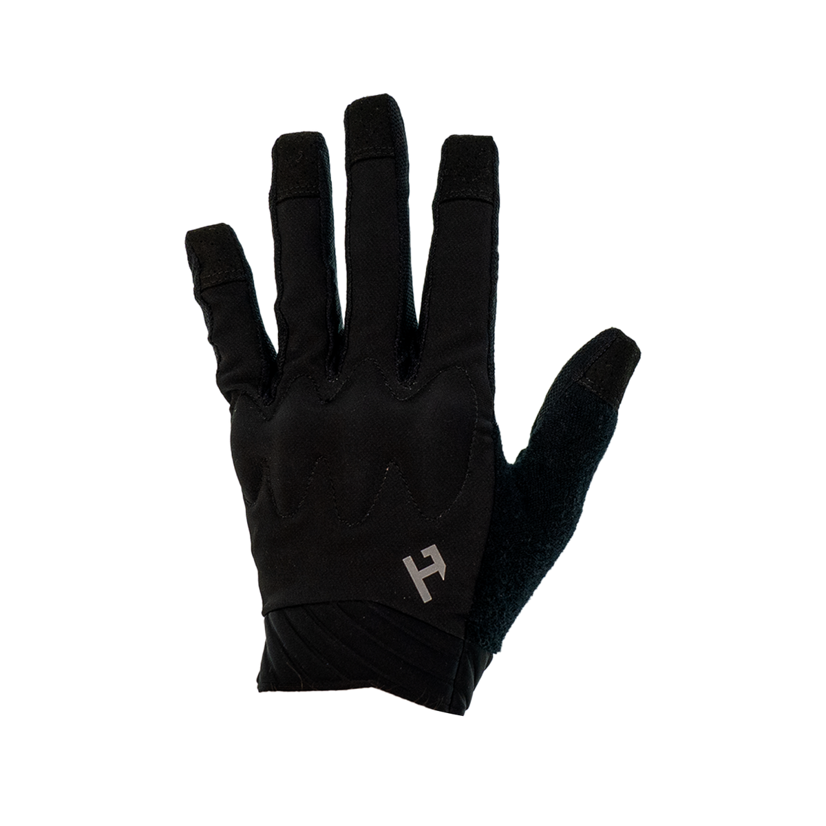 Handup Pro-Tection Gloves, Pure Black, single glove laid flat