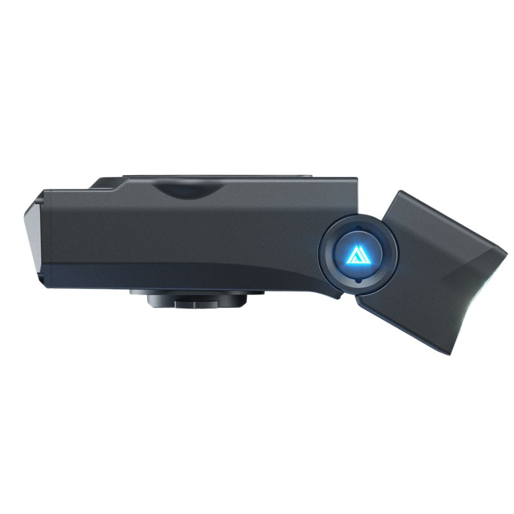 KOM Quick Release Light, 1000 Lumen, light and mount, side view