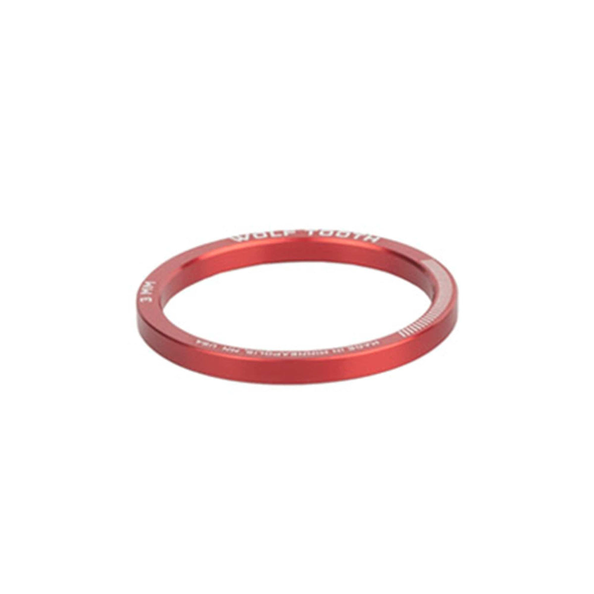 Wolf Tooth Precision Headset Spacers, Red