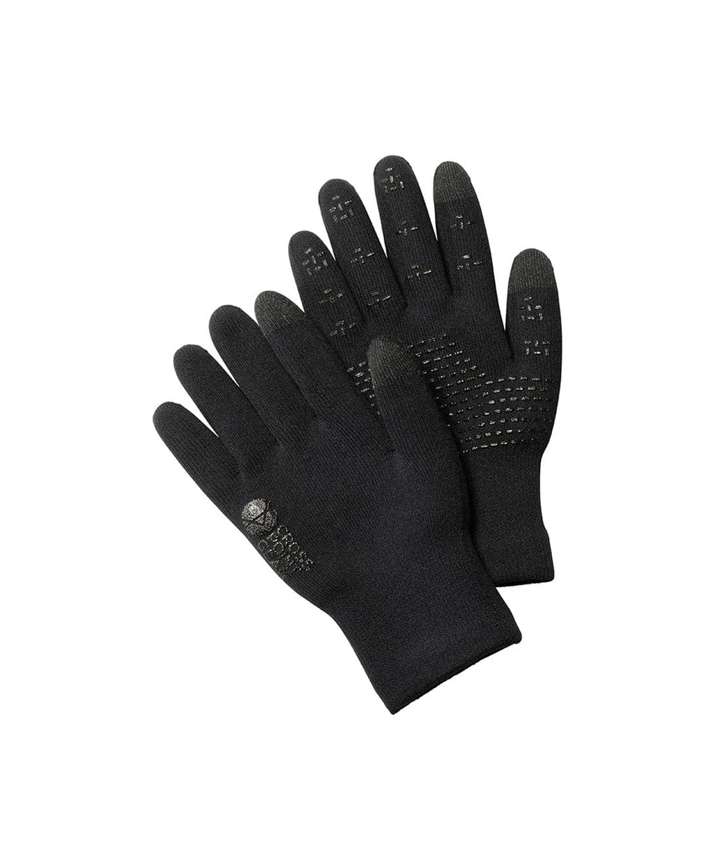 Cross Point Waterproof Knit Gloves: Sport, black pair