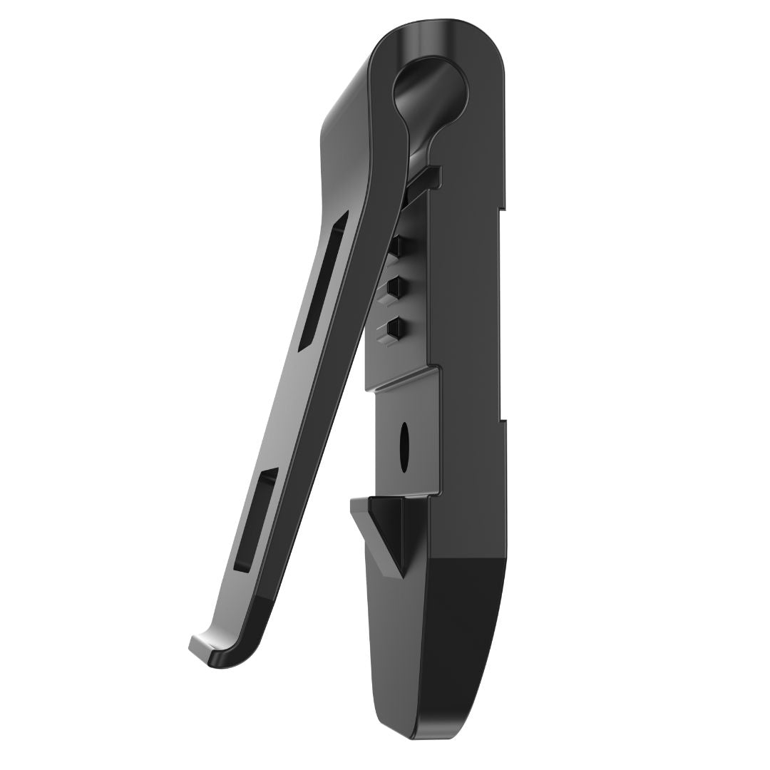 KOM Saddle Bag Radar Mount for Garmin Varia, clip mount, side view