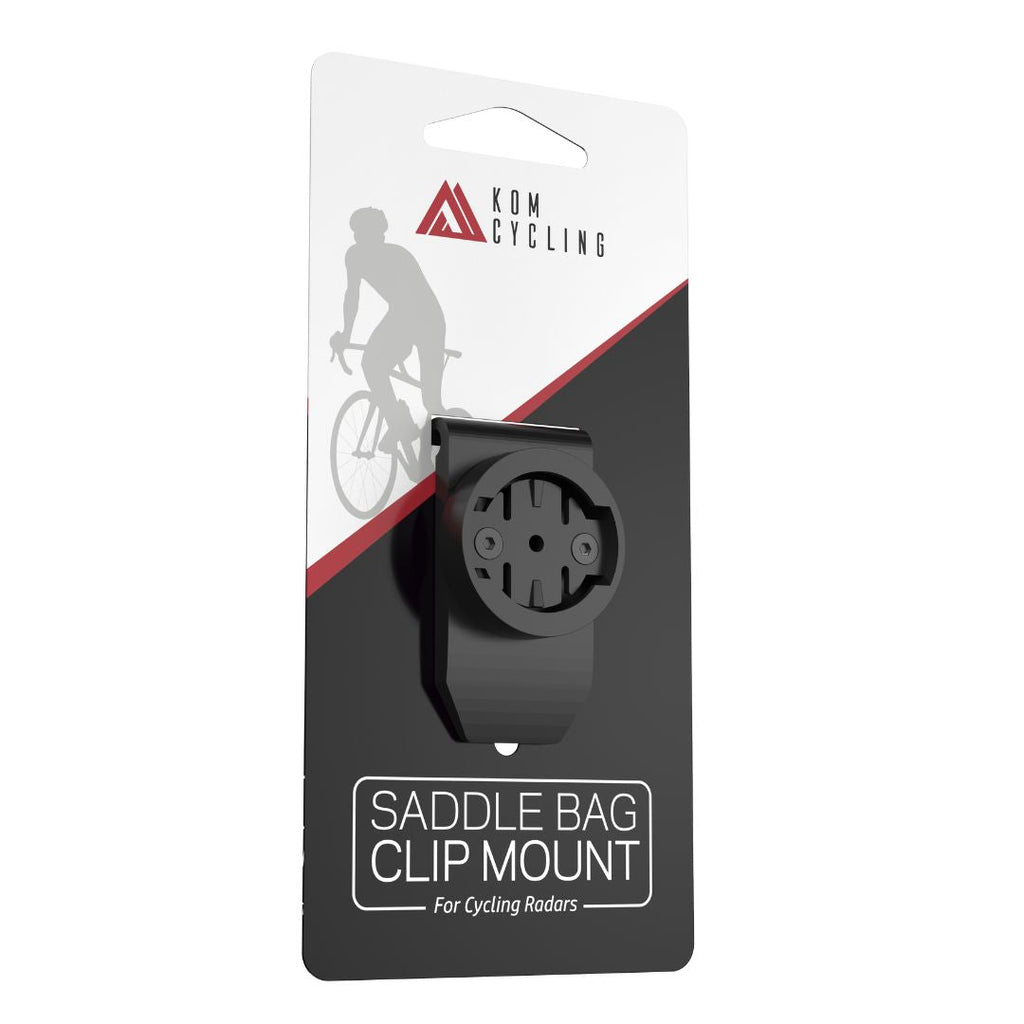 KOM Saddle Bag Radar Mount for Garmin Varia, in retail packaging