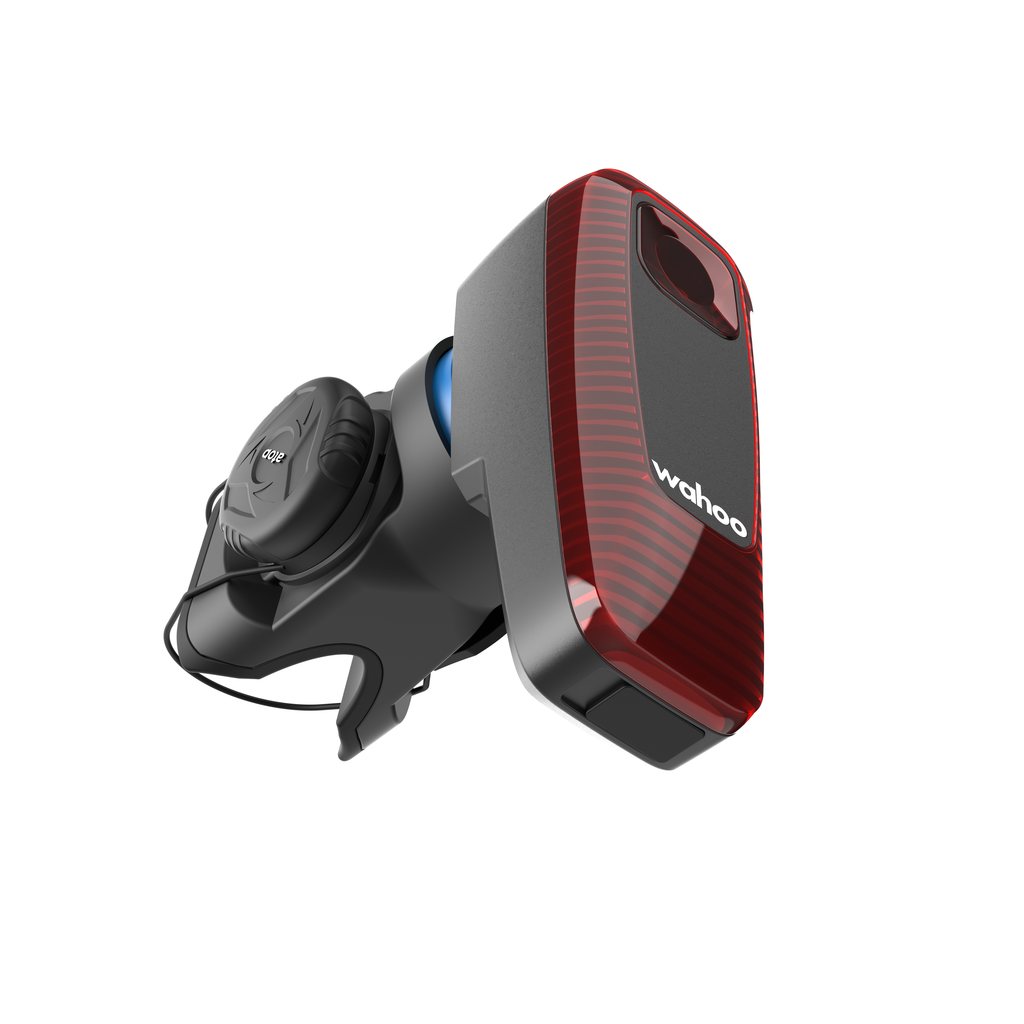 KOM Seatpost Radar Mount for Garmin Varia, mount with a red tail light attached