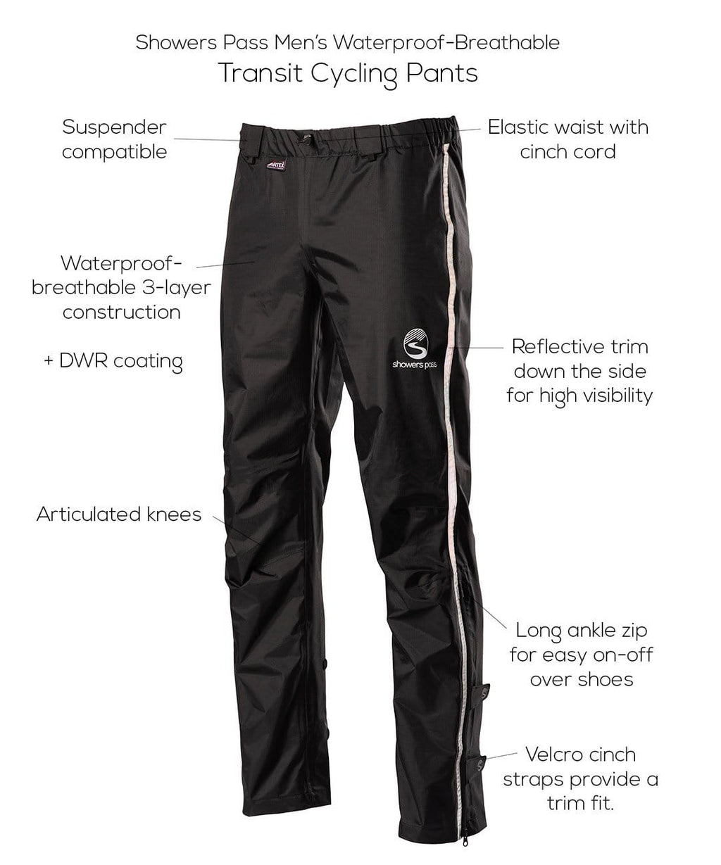 Men's Transit Pant, feature callout diagram