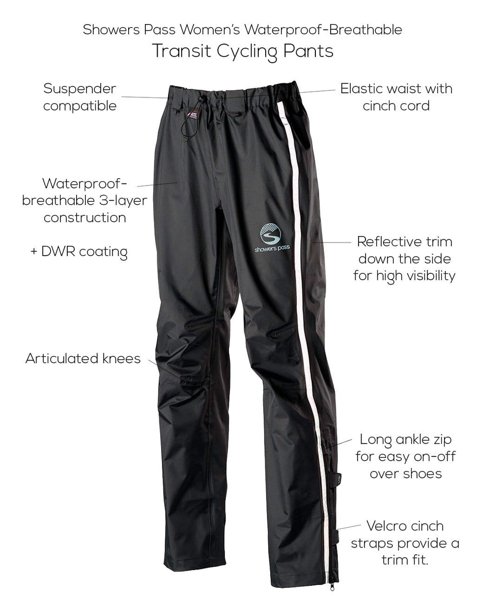 Women's Transit Pant, feature callout diagram