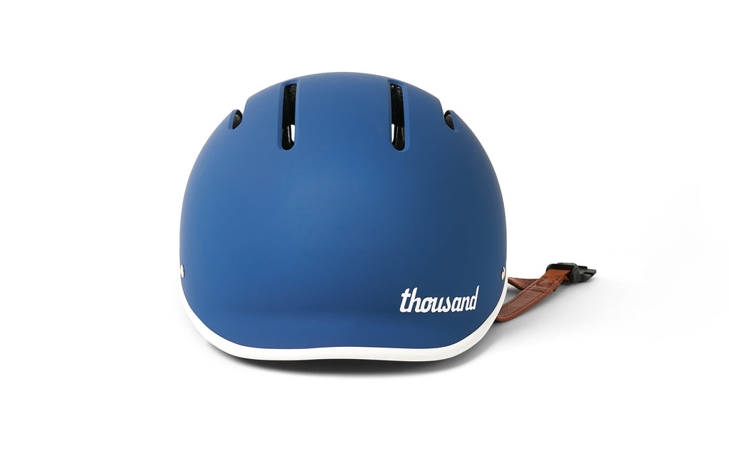Thousand Jr. Kids Helmet, navy, rear angle