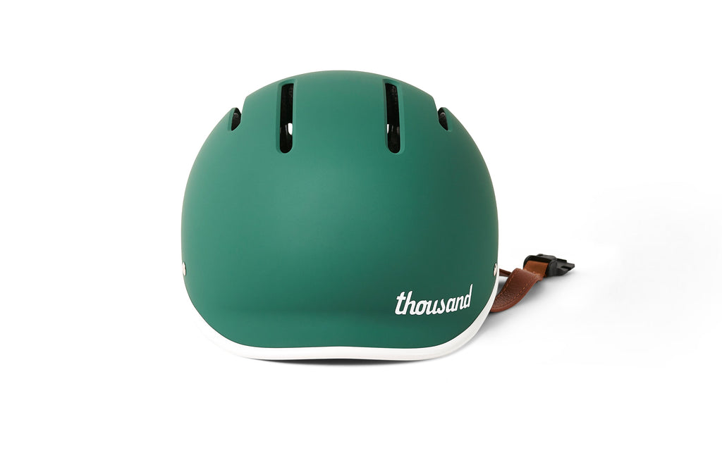 Thousand Jr. Kids Helmet, green, rear angle