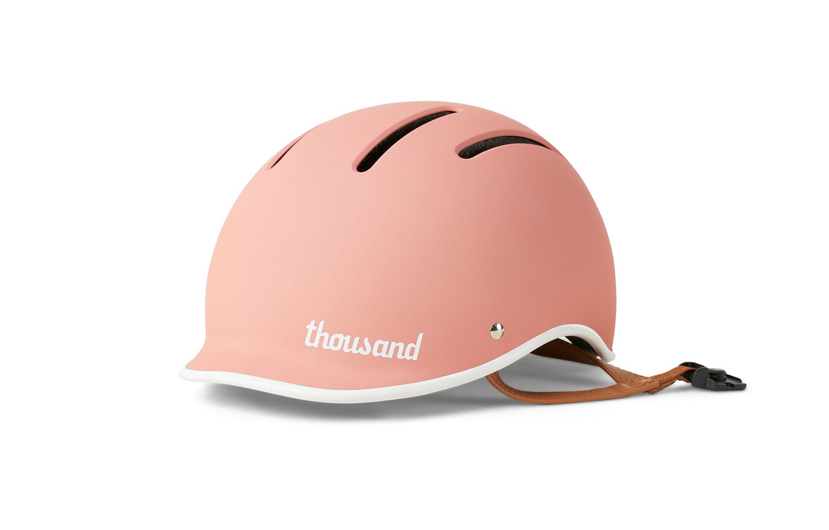Thousand Jr. Kids Helmet, Power Pink (with nylon straps)