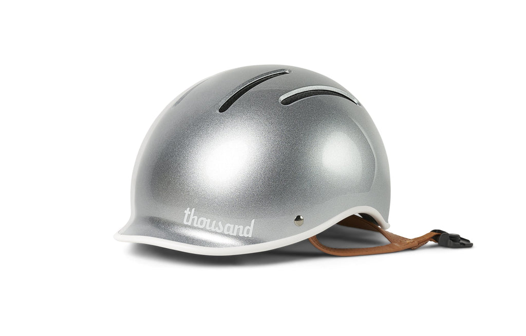 Thousand Jr. Kids Helmet, silver, front angle
