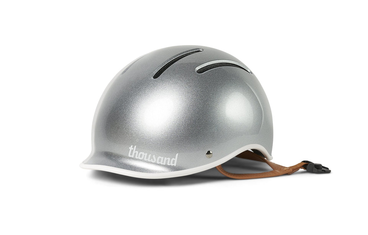 Thousand Jr. Kids Helmet, silver, front angle