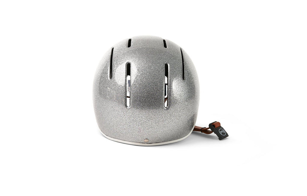 Thousand Jr. Kids Helmet, silver glitter, rear view