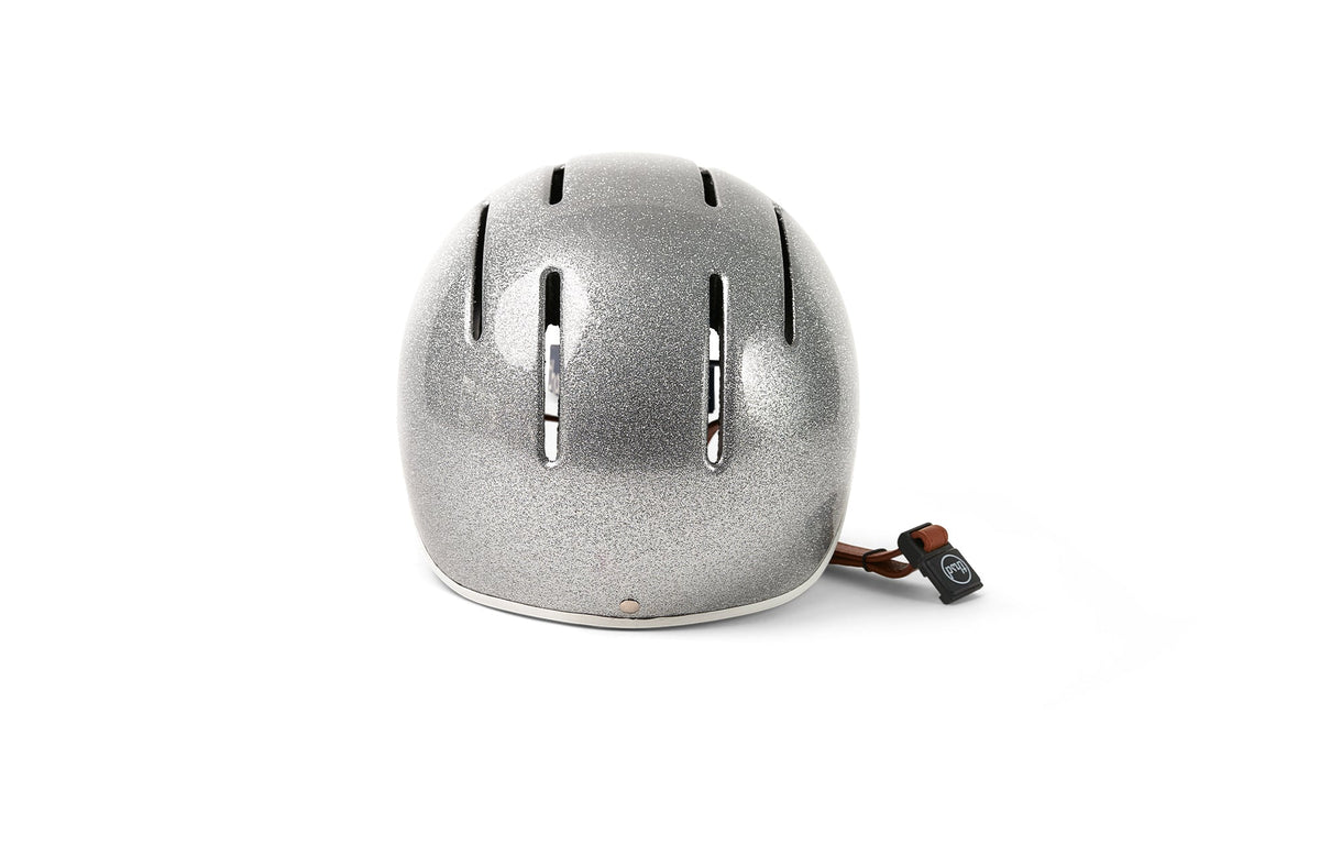 Thousand Jr. Kids Helmet, silver glitter, rear view