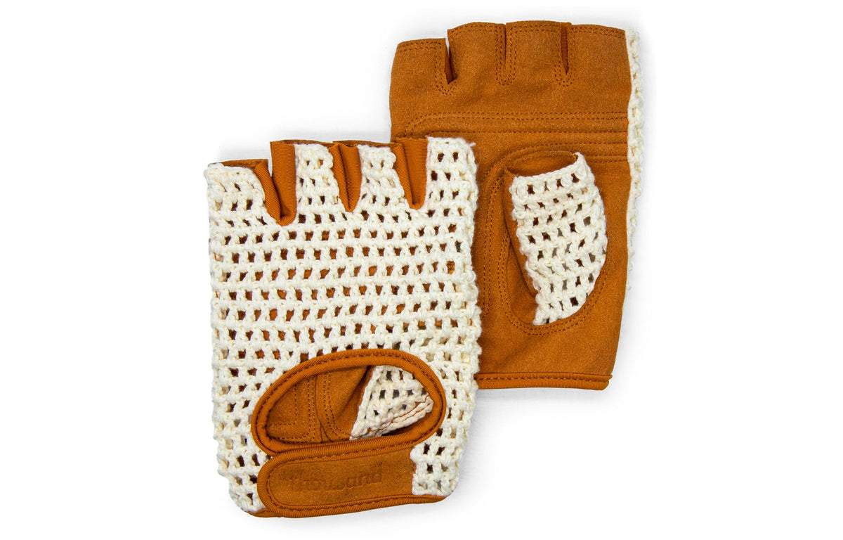 Leather Bike Gloves, Little 5