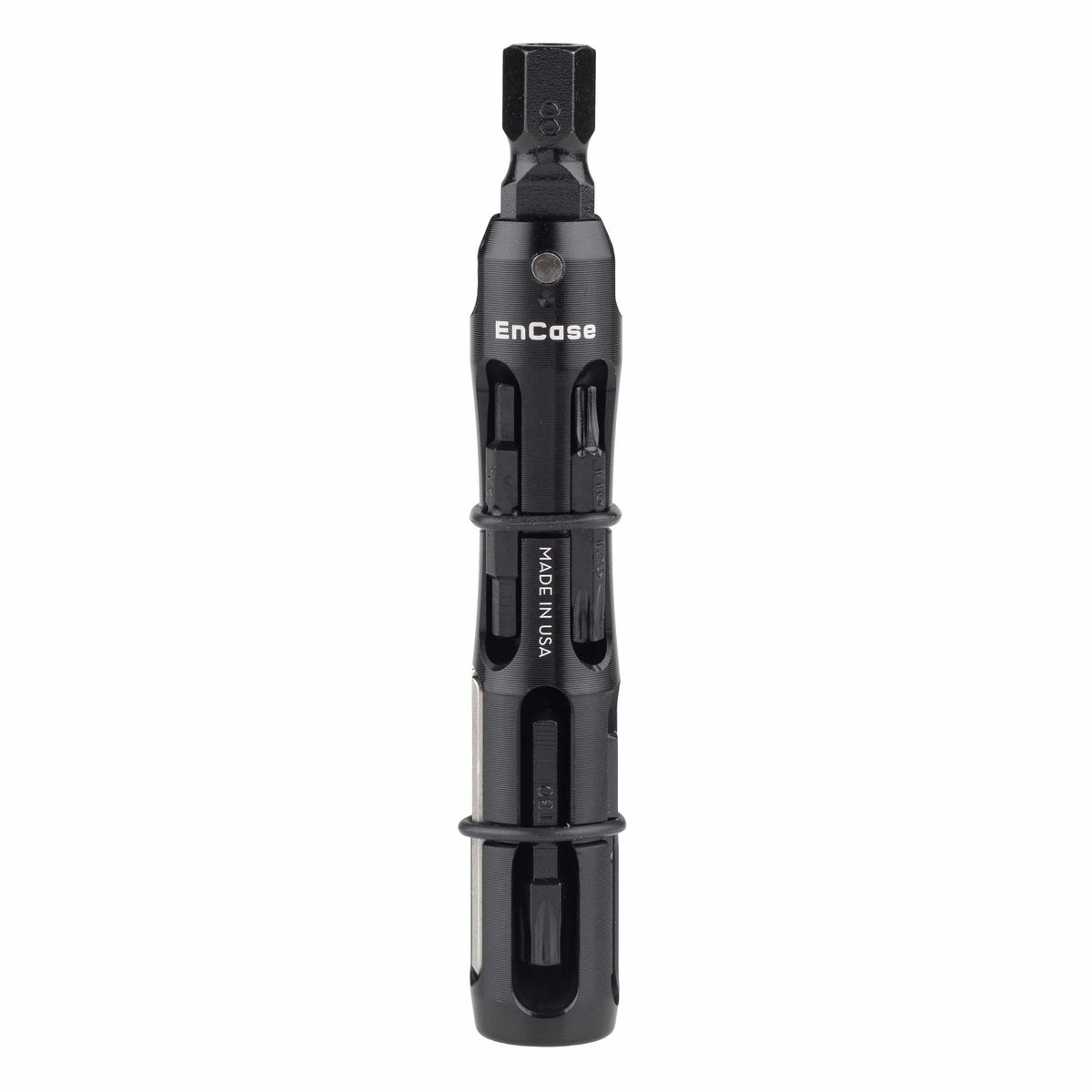 Wolf Tooth EnCase hex bit wrench multi-tool in black, folded closed