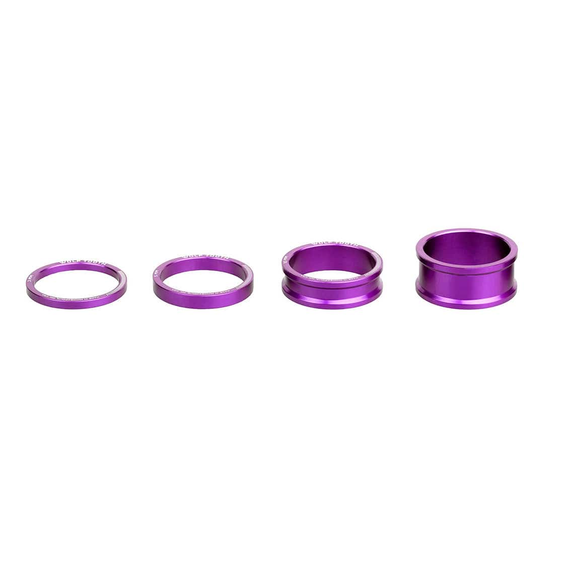 Wolf Tooth Precision Headset Spacers, Ultraviolet Purple