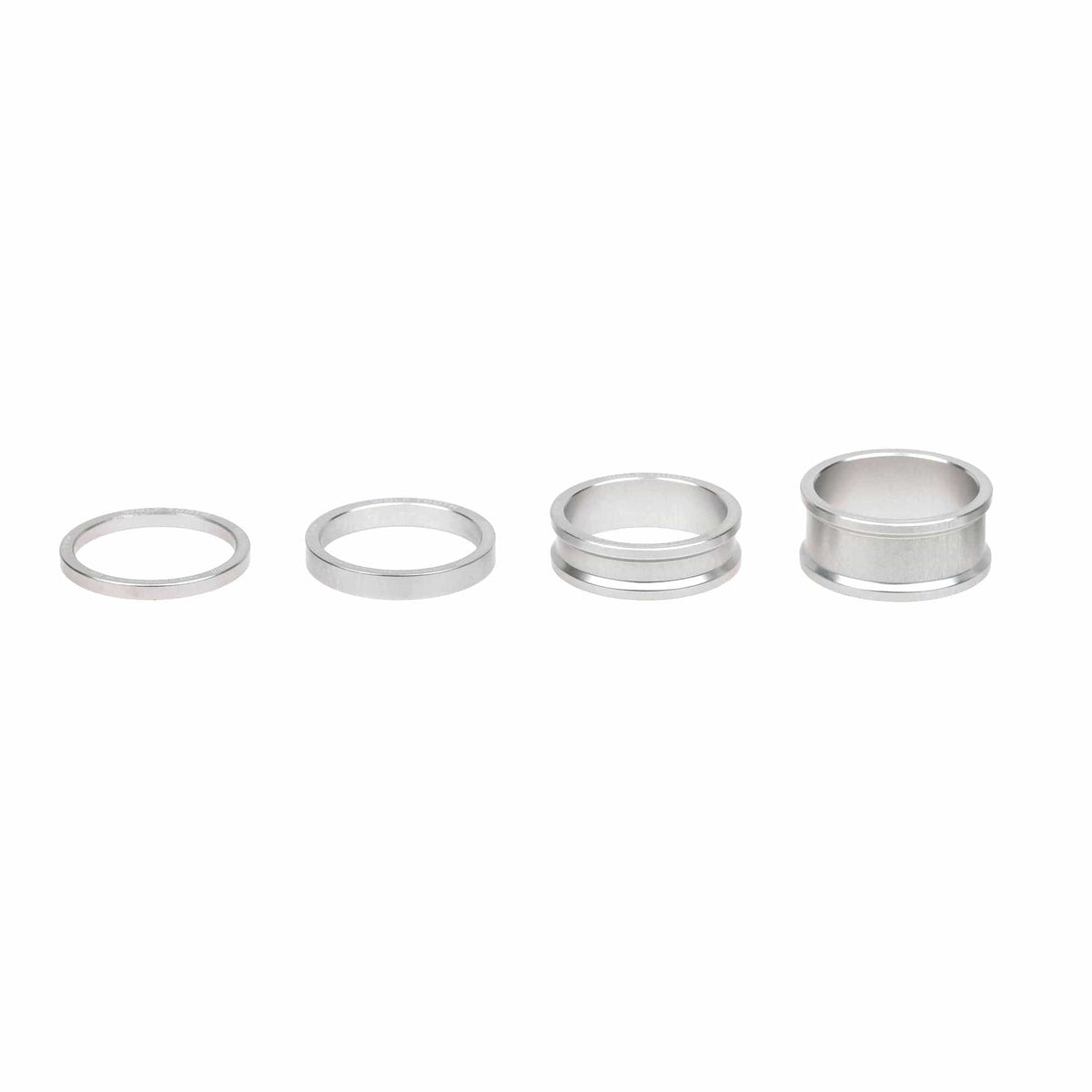 Wolf Tooth Precision Headset Spacers, Raw Silver