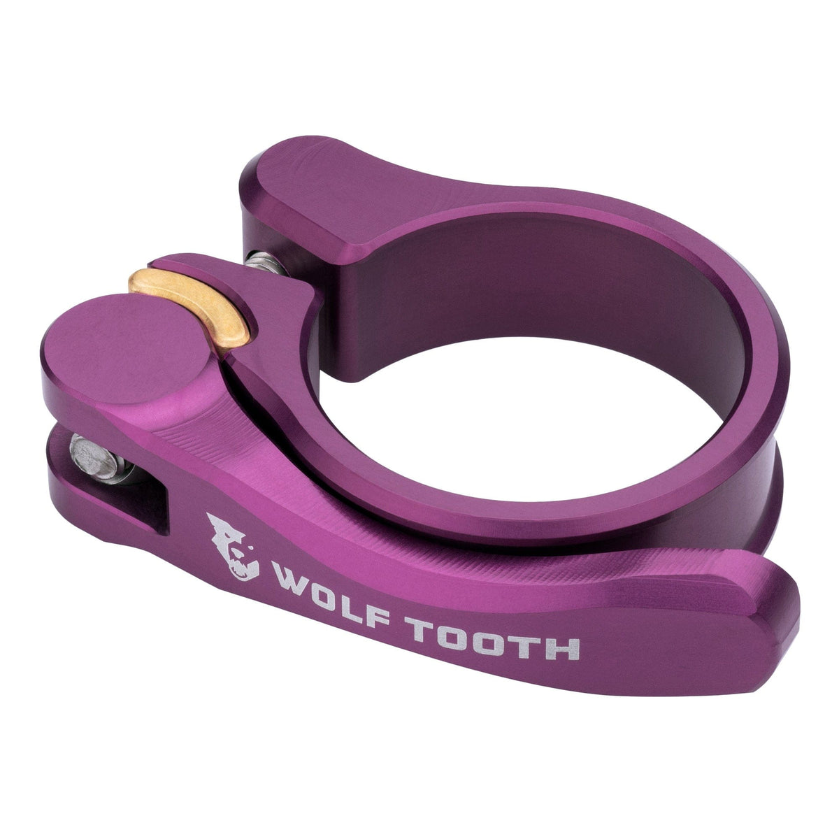 Wolf Tooth Seatpost Clamp, Quick Release, Classic Purple