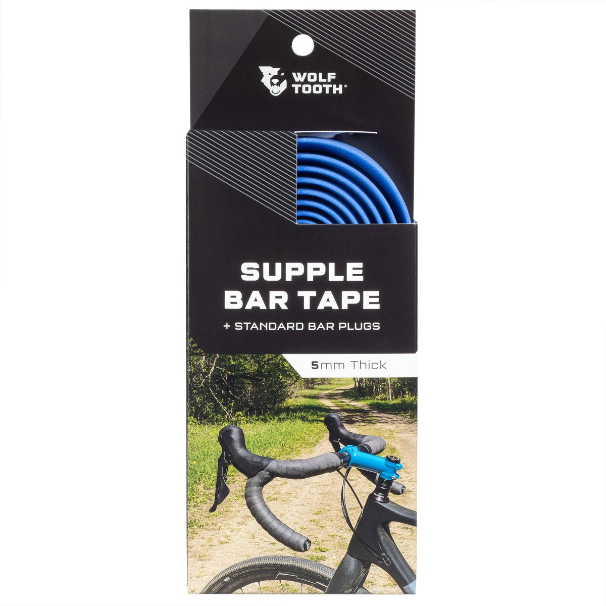 Wolf Tooth Supple Bar Tape, blue, in retail box