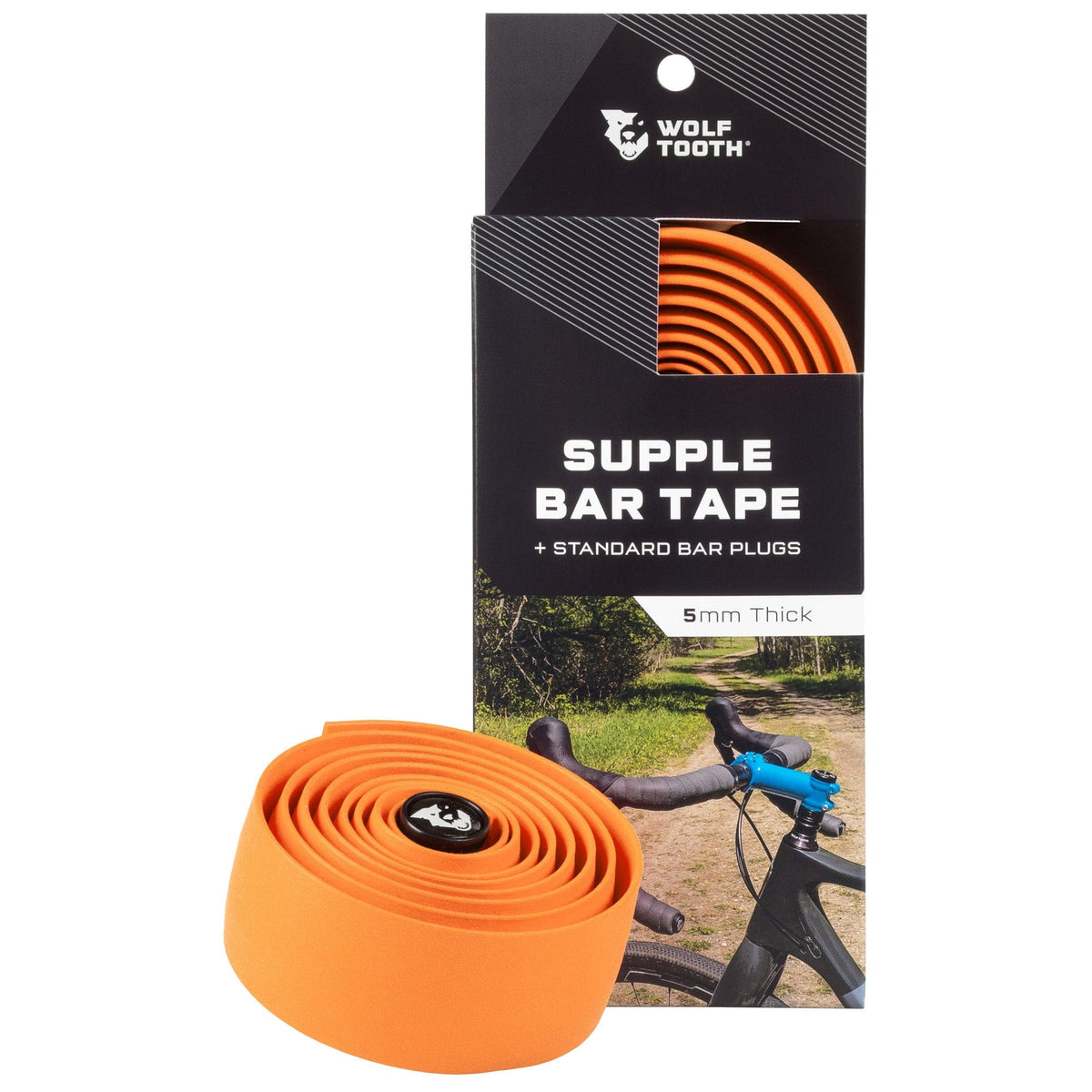 Wolf Tooth Supple Bar Tape, Orange