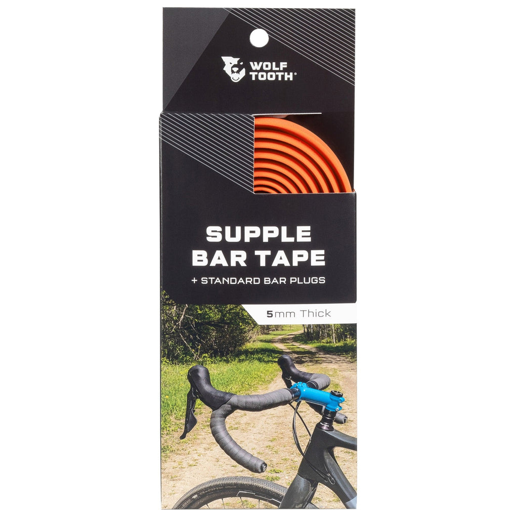 Wolf Tooth Supple Bar Tape, orange, in retail box