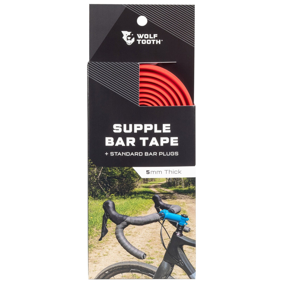 Wolf Tooth Supple Bar Tape, red, in retail box