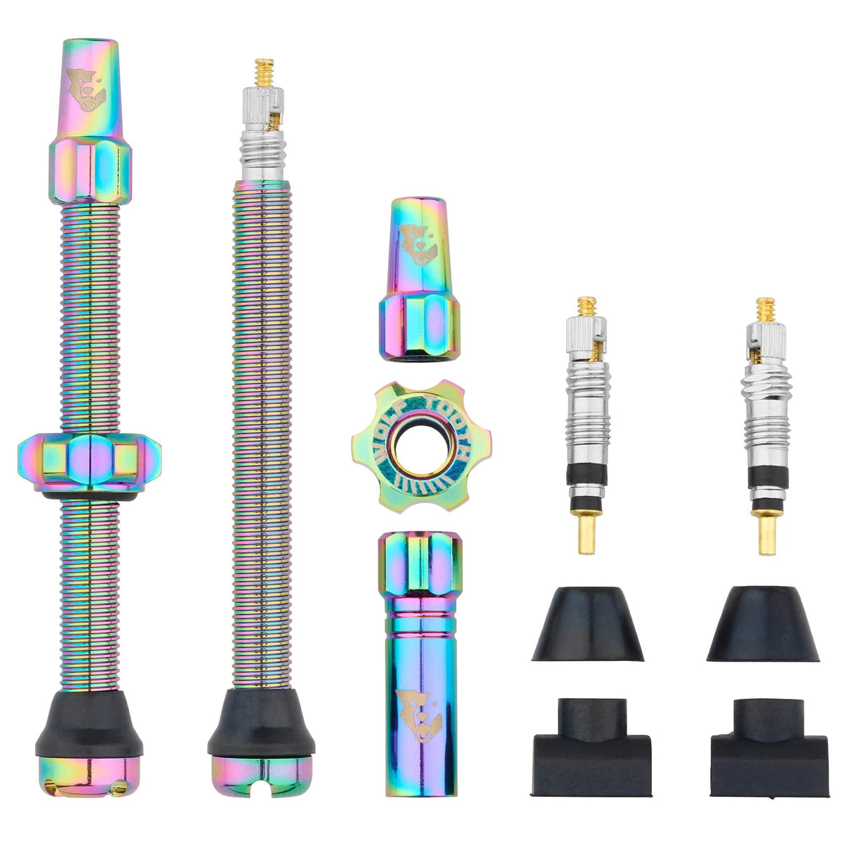 Wolf Tooth Tubeless Presta Valve Stem Kit, Oil Slick