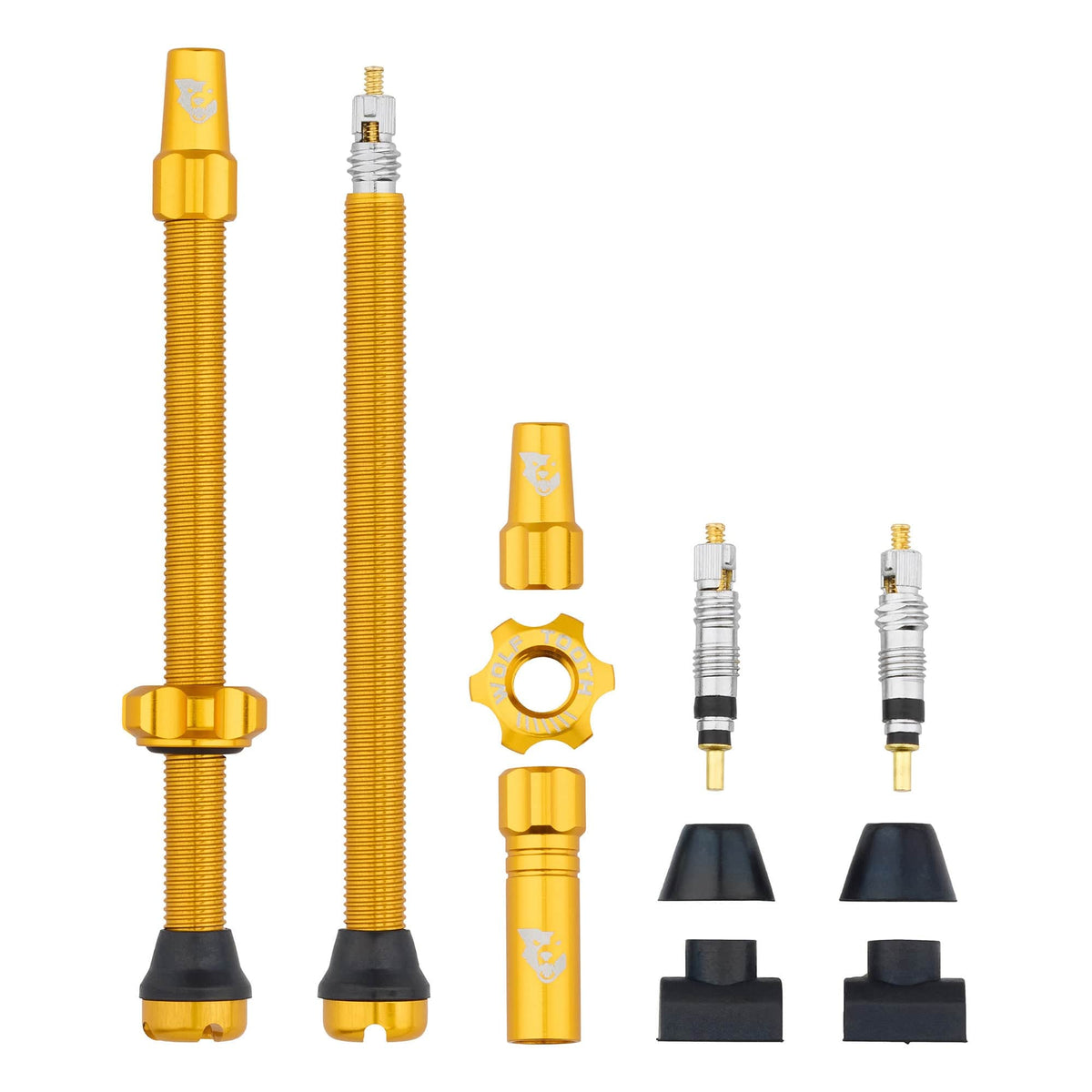 Wolf Tooth Tubeless Presta Valve Stem Kit, Gold