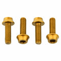 Wolf Tooth Water Bottle Cage Bolts, Gold