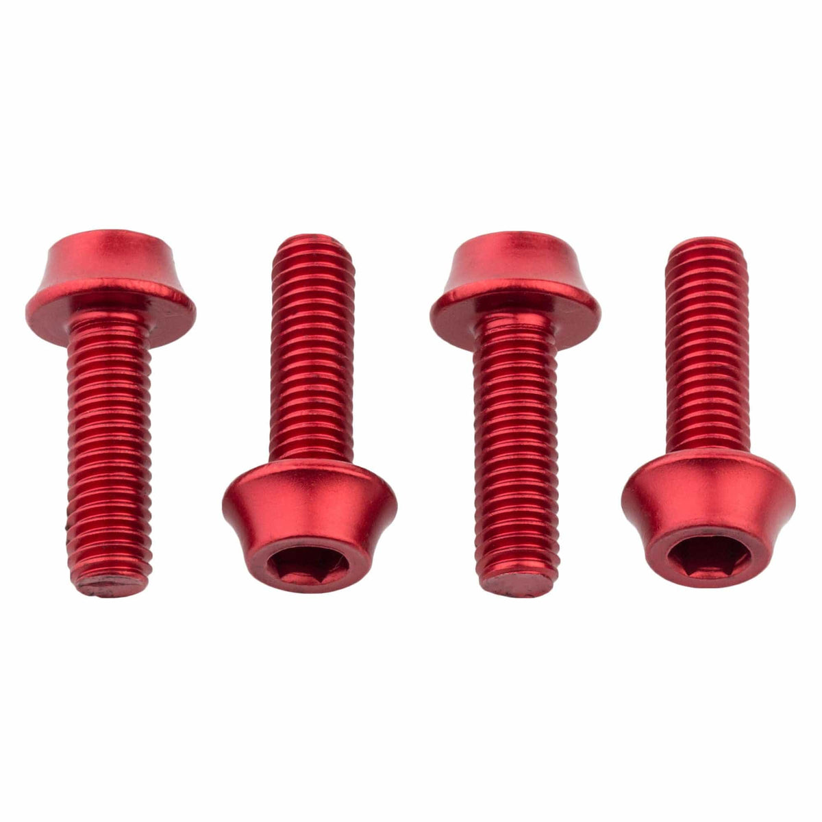 Wolf Tooth Water Bottle Cage Bolts, Red