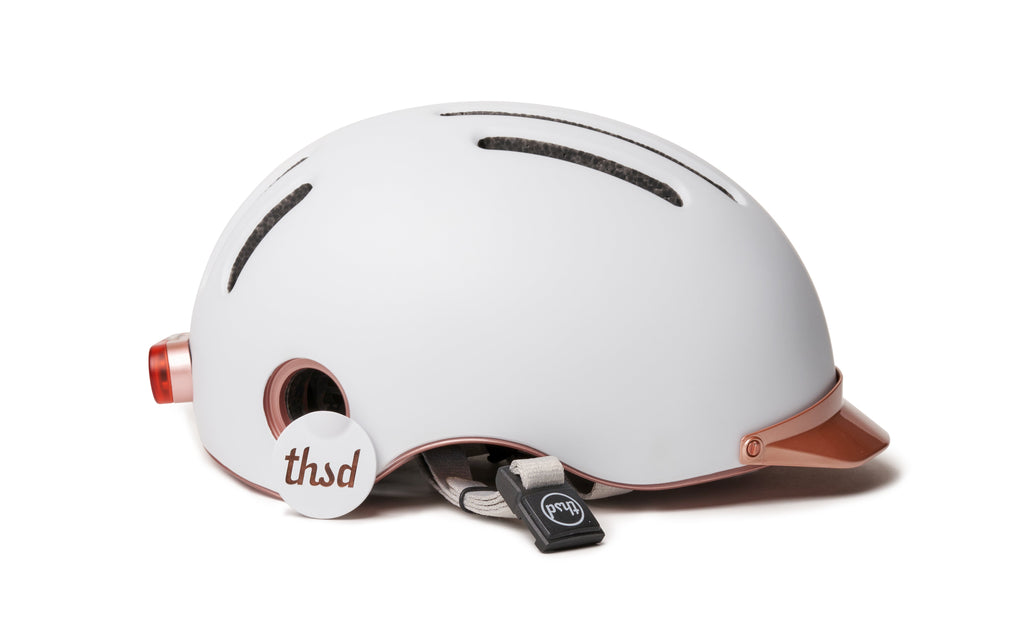 Chapter MIPS Helmet, white, side profile with lock port open