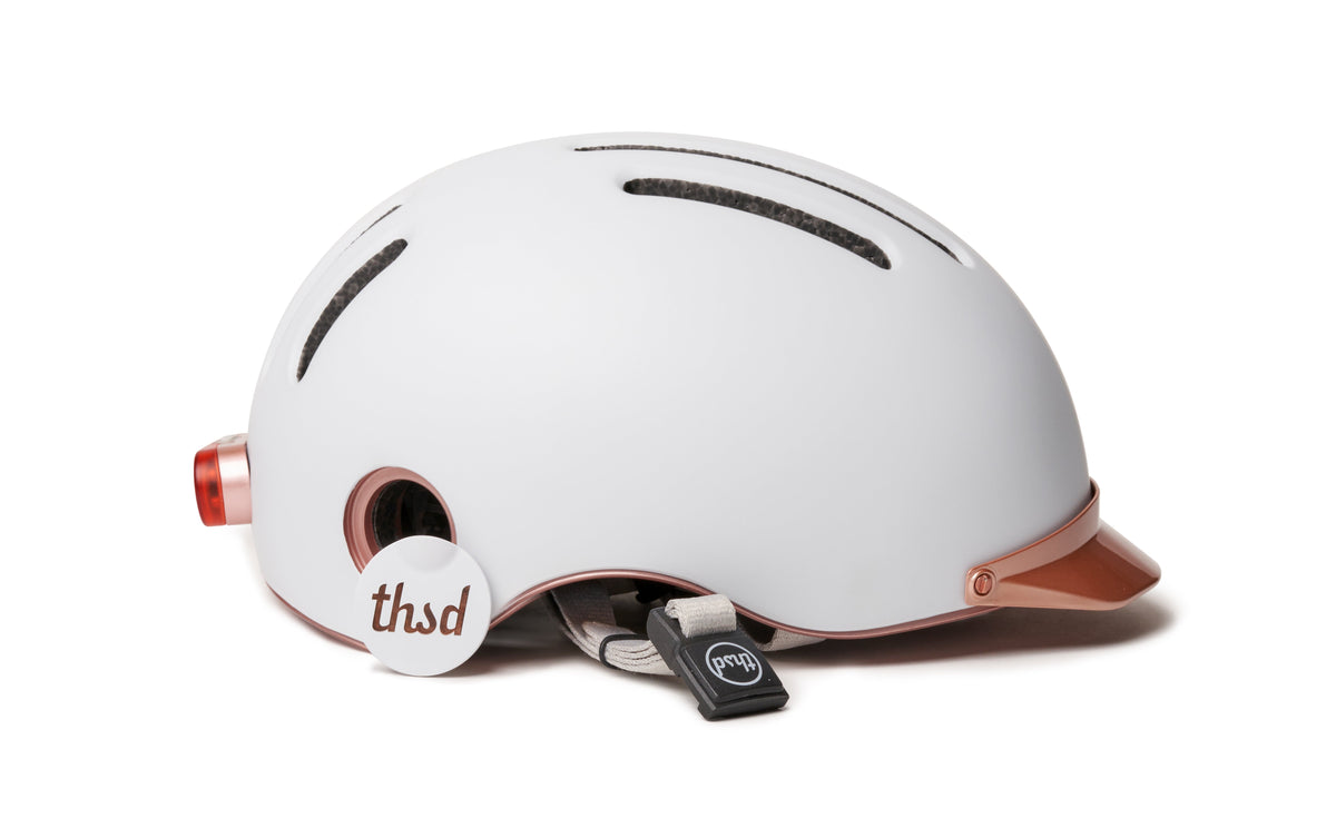 Chapter MIPS Helmet, white, side profile with lock port open