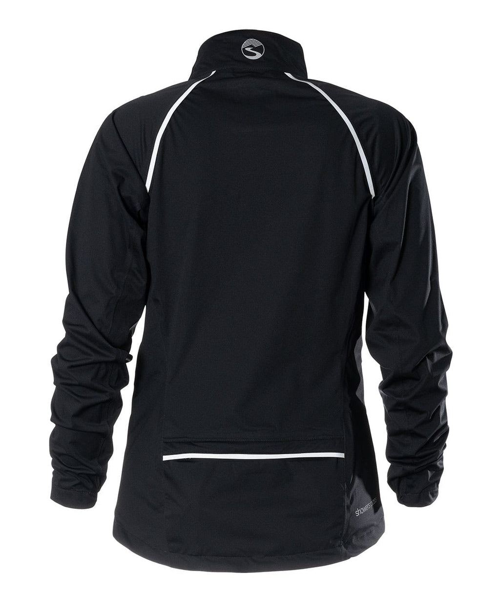 Women's Cloudburst Jacket, black, back view