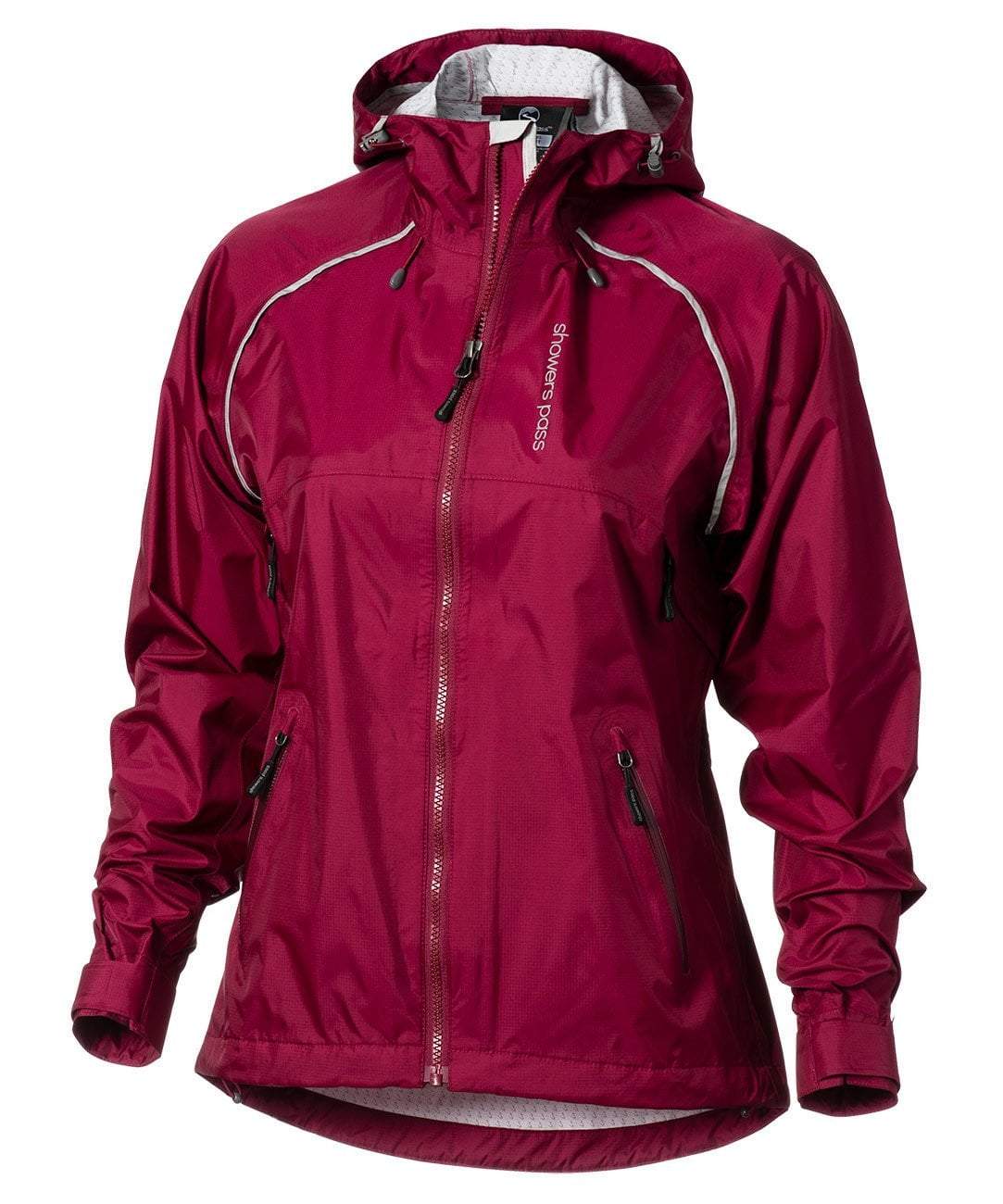 Women's Syncline CC Jacket, red, front view