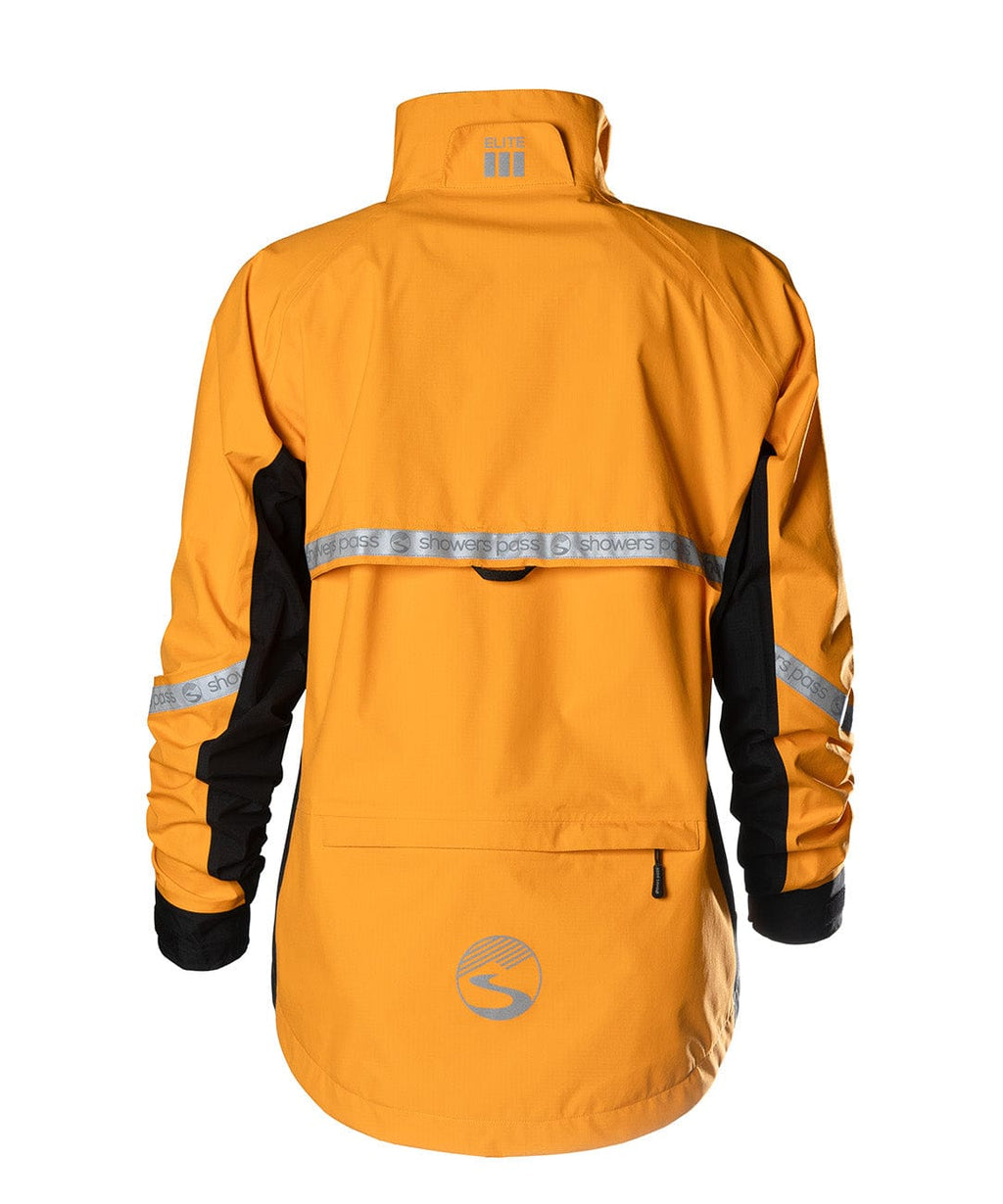 Women's Elite III Jacket, goldenrod, back view