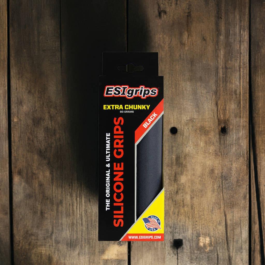 ESI Extra Chunky Grips, black, in retail package
