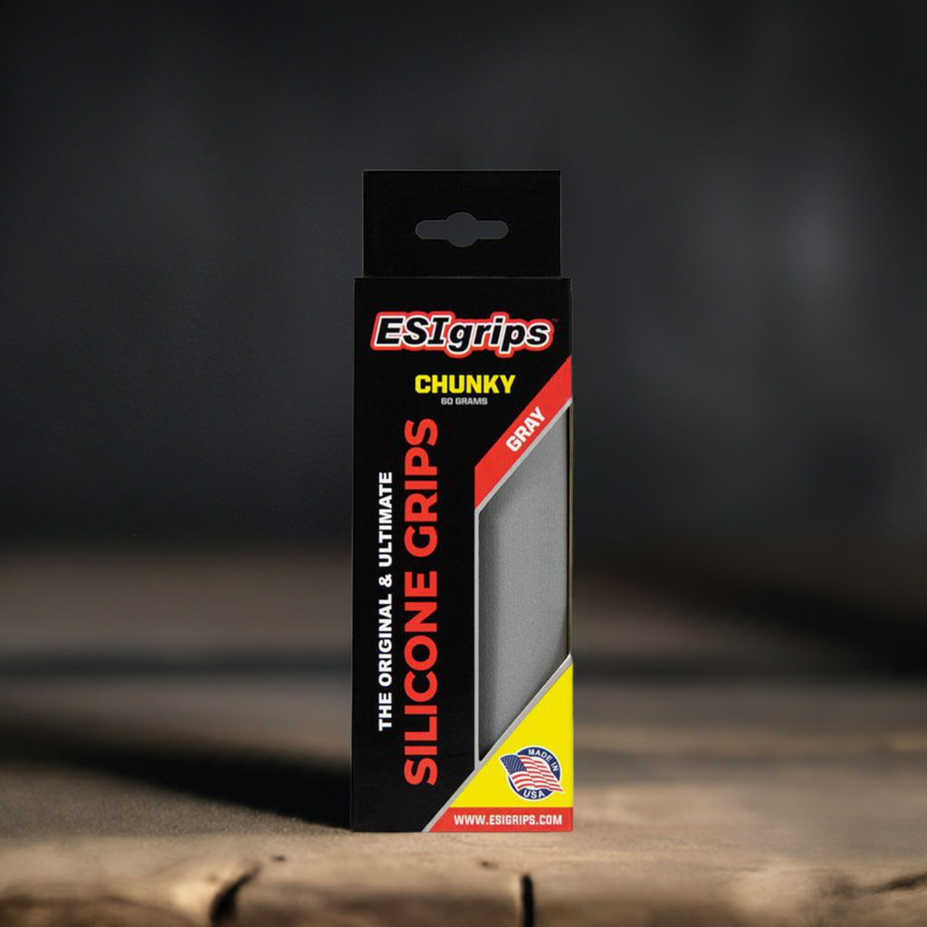 ESI Chunky Grips, gray, in retail package