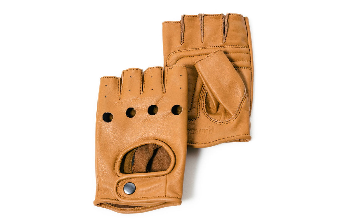 Leather Bike Gloves, Bullitt