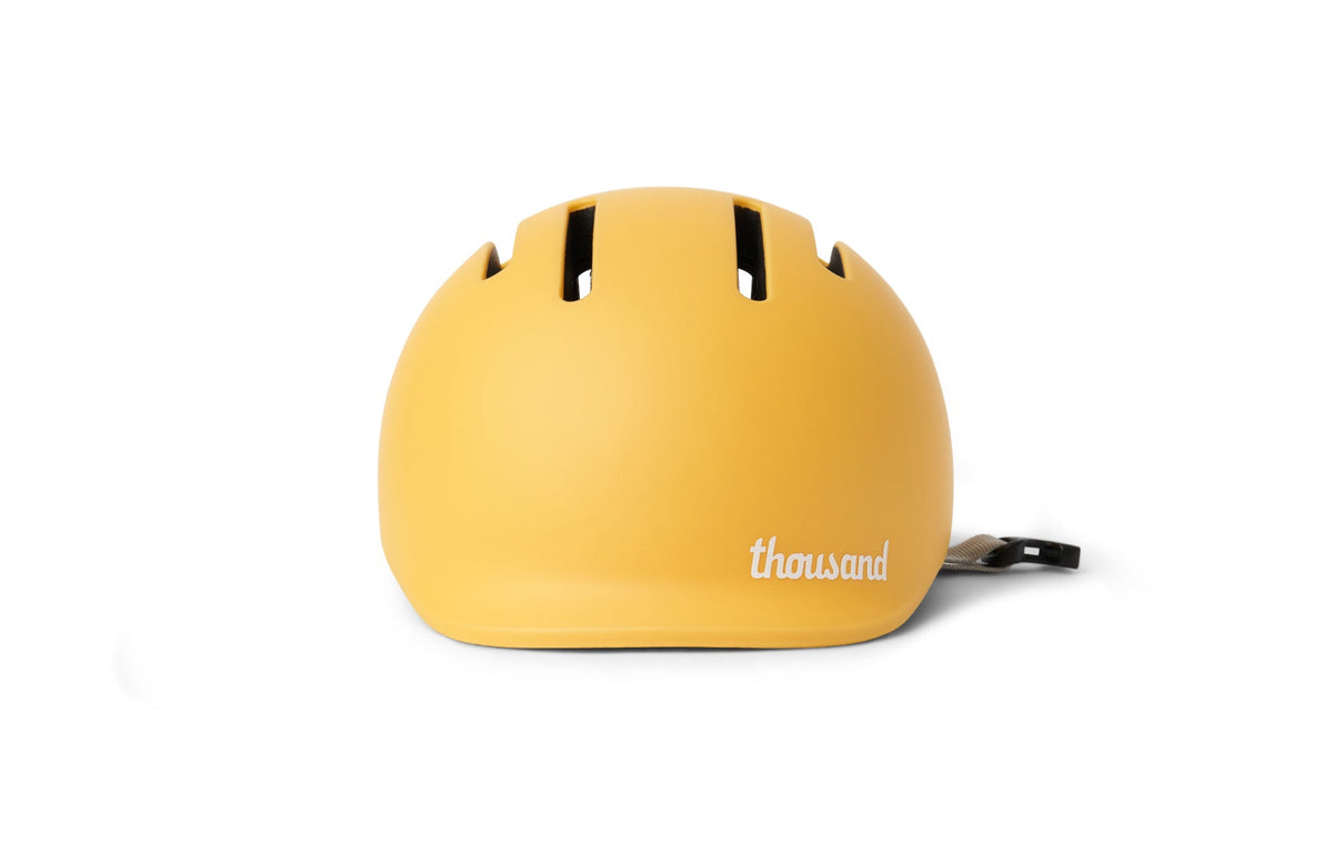 Thousand Jr. Toddler Helmet, yellow, rear angle