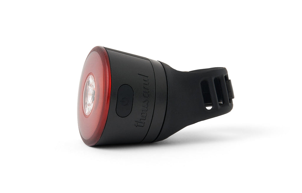 Traveler 2.0 Magnetic Bike Lights, black rear light, side view